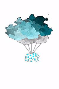 Creaturely Elephant Cloud Notebook