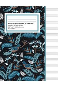 Manuscript Paper Notebook
