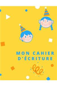mon cahier d'écriture