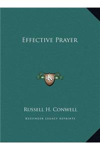 Effective Prayer