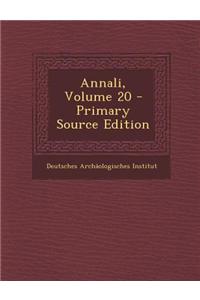 Annali, Volume 20
