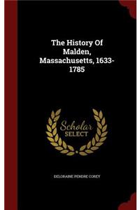 History Of Malden, Massachusetts, 1633-1785