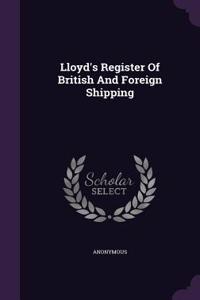 Lloyd's Register of British and Foreign Shipping