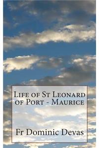 Life of St Leonard of Port - Maurice