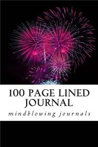 100 page Lined Journal