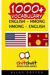 1000+ English - Hmong Hmong - English Vocabulary