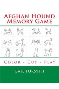 Afghan Hound Memory Game