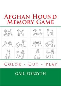 Afghan Hound Memory Game