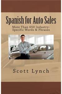 Spanish for Auto Sales