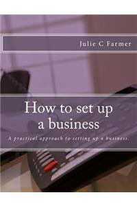 How to set up a business