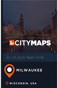 City Maps Milwaukee Wisconsin, USA