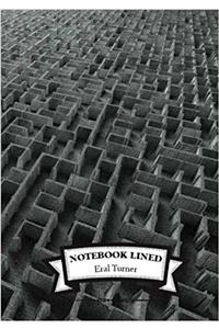 Lined Notebook - Maze: Notebook Journal Diary, 110 Lined Pages, 7 X 10