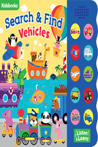 Search & Find Vehicles 10 Button Sound Book