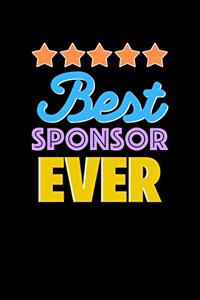 Best Sponsor Evers Notebook - Sponsor Funny Gift