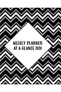 Weekly Planner At A Glance 2020