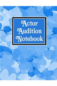 Actor Audtion Notebook