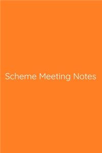 Scheme Meeting Notes Notebook