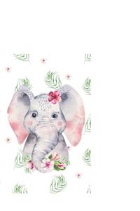 Web Address and Password Book: Cute Watercolor Elephant