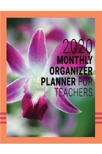 2020 Monthly Organizer Planner For Teachers