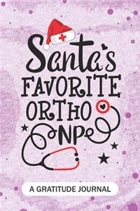Santa's Favorite Ortho NP - A Gratitude Journal