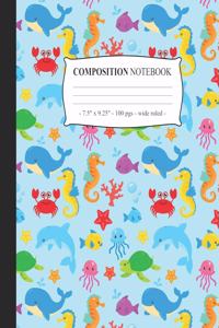 COMPOSITION NOTEBOOK Wide Ruled