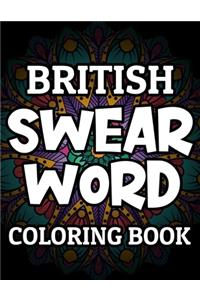British Swear Word Coloring Book