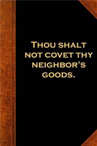 2020 Weekly Planner Religious Theme 10th Commandment Vintage Style Traditional