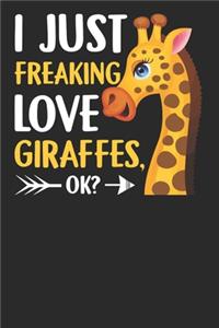 I just Freaking Love Giraffes, Ok?