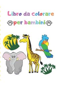 Libro da colorare per bambini