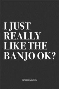 I Just Really Like The Banjo Ok?