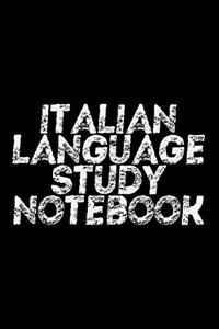 Italian Language Study Notebook