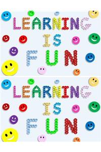 Learning is Fun: Letter Tracing Book, Lowercase & Uppercase (A-Z) Alphabet /Handwriting Practice Book For Kids Age 3-5 Year. Grade One Sight Words Paperback - 17 May