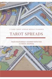 Tarot Spreads - 3 Card Spread Weekly Planner