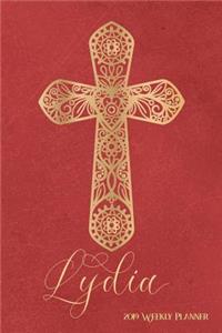 2019 Weekly Planner, Lydia: 90 Pages with Monthly and Annual Calendars, Weekly Planner Pages Featuring Over 60 Different Bible Verses