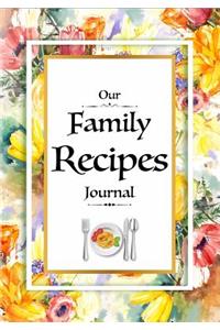 Our Family Recipes Journal