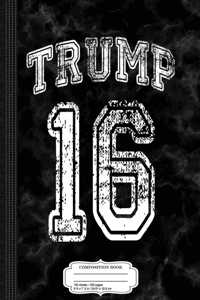 Donald Trump for President 2016 Jersey Composition Notebook