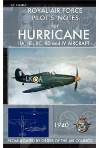 Royal Air Force Pilot's Notes for Hurricane