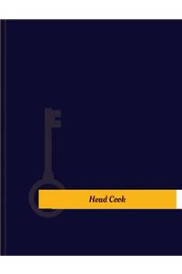 Head Cook Work Log