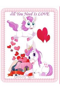All You Need Is LOVE Coloring Book