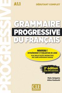 Grammaire progressive du francais - Niveau debutant (A1.1) + CD