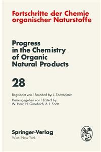 Fortschritte der Chemie Organischer Naturstoffe / Progress in the Chemistry of Organic Natural Products
