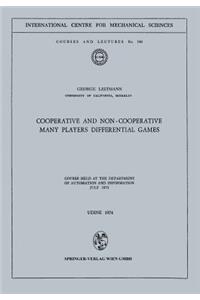 Cooperative and Non-Cooperative Many Players Differential Games