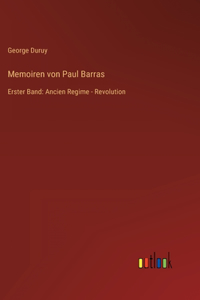 Memoiren von Paul Barras