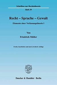 Recht - Sprache - Gewalt