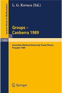 Groups - Canberra 1989