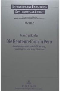 Die Rentenreform in Peru