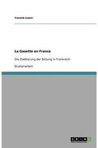 La Gazette en France