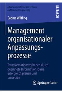 Management organisationaler Anpassungsprozesse