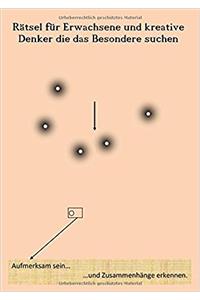 Rätsel für Erwachsene und kreative Denker die das Besondere suchen