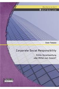 Corporate Social Responsibility